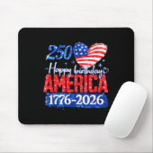 アメリカ生誕250周年おめでとう 1776-2026 マウスパッド (マウス)