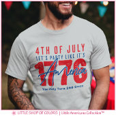 アメリカ生誕250周年お祝いパーティー Tシャツ