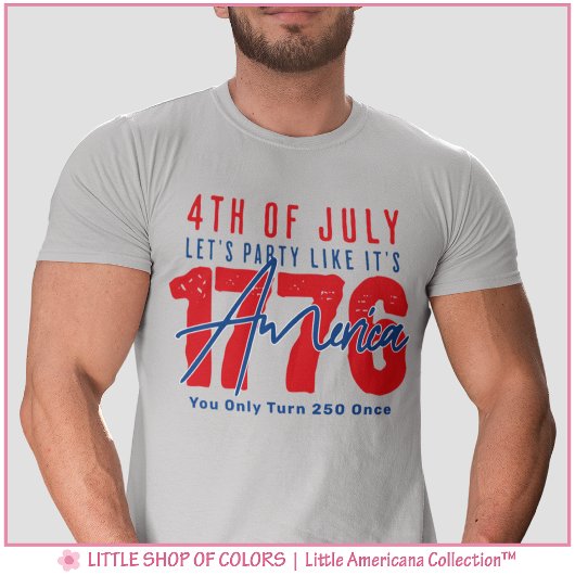 アメリカ生誕250周年お祝いパーティー Tシャツ