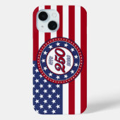 アメリカ生誕250周年とアメリカ国旗 Case-Mate iPhoneケース (裏面)