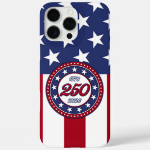 アメリカ生誕250周年とアメリカ国旗 iPhone 16 PRO MAXケース