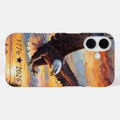 アメリカ生誕250周年イーグルiPhone/iPadケース Case-Mate iPhoneケース (裏面 (横))
