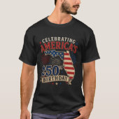アメリカ生誕250周年フロリダテーマ Tシャツ (正面)
