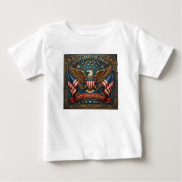 アメリカ生誕250周年記念バージョン2 ベビーTシャツ