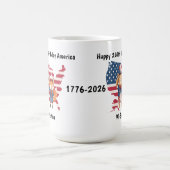 アメリカ生誕250周年記念マグ コーヒーマグカップ (中央)