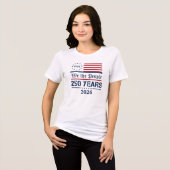 アメリカ生誕250周年記念 トライブレンドTシャツ (正面全面)