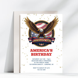 アメリカ生誕250周年記念 招待状