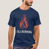 アメリカ生誕250周年記念 永遠に燃える愛国心 Tシャツ (正面)