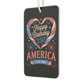 アメリカ生誕250周年記念 1776-2026 7月 カーエアーフレッシュナー (左)