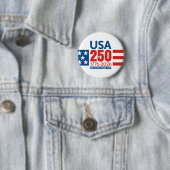 アメリカ生誕250周年 - スターズ アンド ストライプス 缶バッジ (インサイチュ)