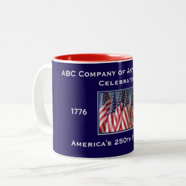 アメリカ生誕250周年  ツートーンマグカップ