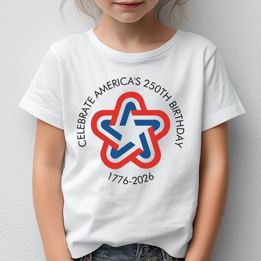 アメリカ生誕250周年 - 1776-2026 ビンテージスター Tシャツ