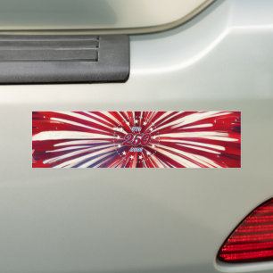 アメリカ生誕250周年 1776-2026 RWB 花火 バンパーステッカー