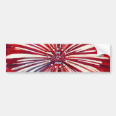 アメリカ生誕250周年 1776-2026 RWB 花火 バンパーステッカー (正面)