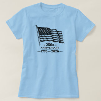 アメリカ生誕250周年 1776-2026 Tシャツ