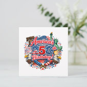 アメリカ生誕250周年 7月4日 記念祭 招待状 (スタンド正面)