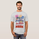 アメリカ生誕250周年 7月4日 Tシャツ (正面フル)