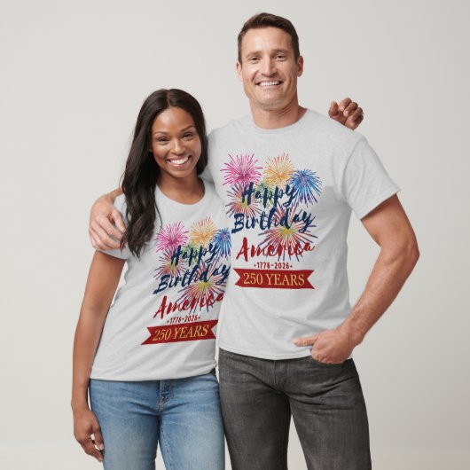 アメリカ生誕250周年 7月4日 Tシャツ (ユニセックス)