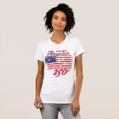 アメリカ生誕250周年 Tシャツ (正面フル)
