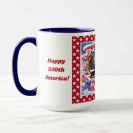アメリカ生誕250年おめでとう コーヒーマグ マグカップ