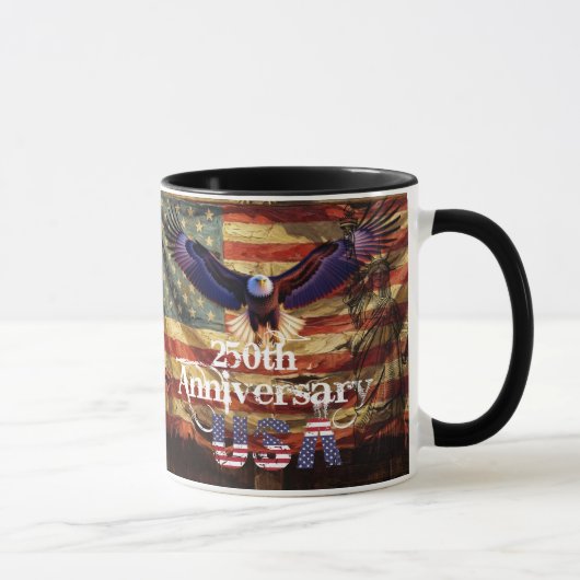 アメリカ生誕250年おめでとう マグカップ (右)