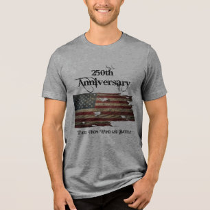 アメリカ生誕250年おめでとう 2026 トライブレンドTシャツ