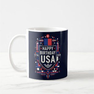 アメリカ生誕250年お誕生日おめでとう コーヒーマグカップ
