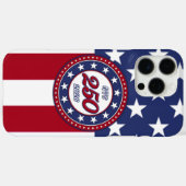 アメリカ生誕250年とアメリカ国旗 Case-Mate iPhoneケース (裏面 (横))