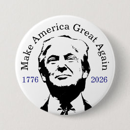 アメリカ生誕250年とトランプ大統領 #15 缶バッジ