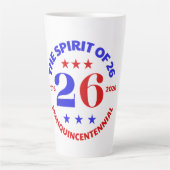 アメリカ生誕250年祭 - アメリカ独立半クワインセンテニアル カフェラテマグ (正面)