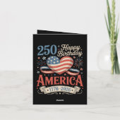 アメリカ生誕250年 シーズンカード (裏面)