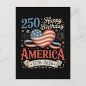 アメリカ生誕250年 ポストカード (正面)