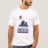アメリカ生誕250年 硫黄島 Tシャツ (正面)