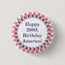 アメリカ生誕250年 #17 缶バッジ