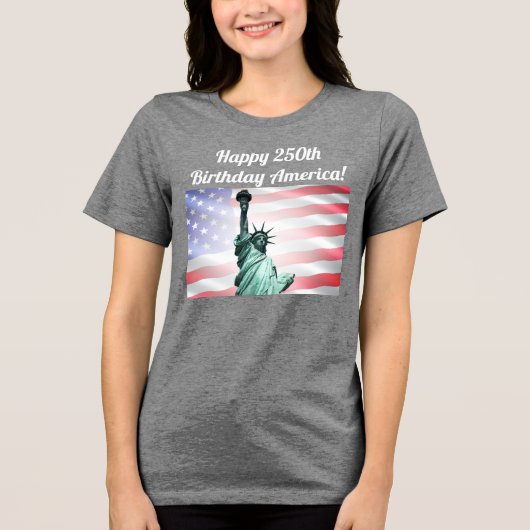 アメリカ生誕250年 #45 トライブレンドTシャツ (正面)