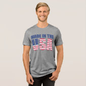 アメリカ生誕250年 #72 トライブレンドTシャツ (正面全面)