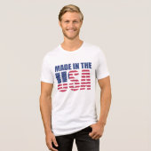 アメリカ生誕250年 #73 トライブレンドTシャツ (正面全面)