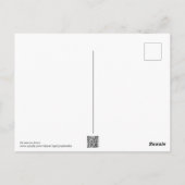 アメリカ産のニワトリ(Botaurus lentiginosus)鳥 ポストカード (裏面)