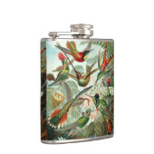 アメリカ産のハミングする鳥絵を描12種 フラスク (右)