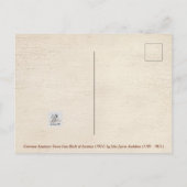 アメリカ産の一般的な白鳥、アメリカの鳥、ヴィンテージ ポストカード (裏面)