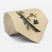 アメリカ産の白い胸を張ったナサッチ・オードボンの鳥 ネクタイ (ロール)