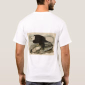 アメリカ産の白頭（ハゲのワシ）オードボンバード Tシャツ (裏面)