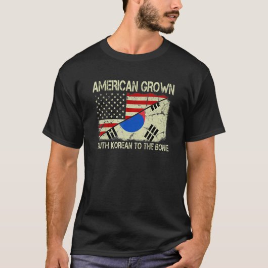 アメリカ産の韓国からアメリカ産の南K Tシャツ (正面)