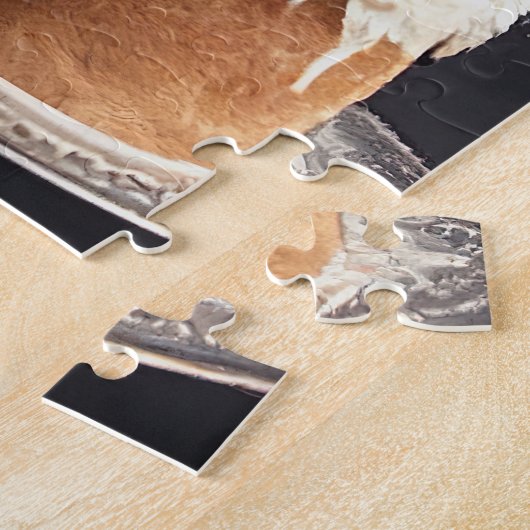 アメリカ産エスキモー犬の風船の誕生日 ジグソーパズル (側面)