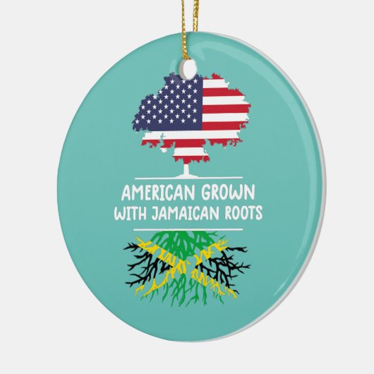 アメリカ産ジャマイカルーツジャマイカ国旗 セラミックオーナメント (左)