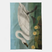 アメリカ産ハクチョウの鳥オードボン キッチンタオル (縦)