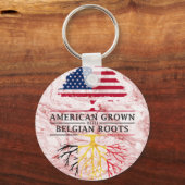 アメリカ産ベルギールーツマーブルスタイル キーホルダー (正面)