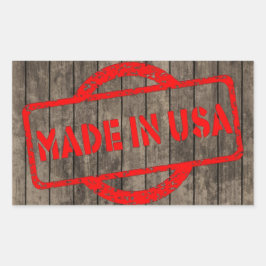 アメリカ産ラベル 長方形シール