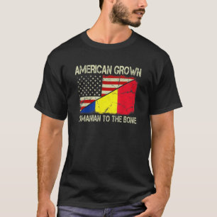 アメリカ産ルーマニア語からアメリカ産ルーマニア語Fla Tシャツ