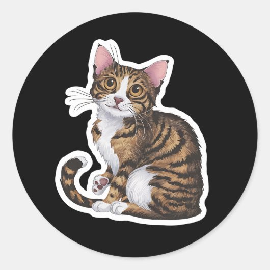 アメリカ硬い毛 ラウンドシール (正面)